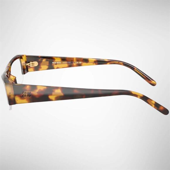 NEW MIU MIU Sunglasses Brown Tortoise Vedette Seen On Kylie Jenner New - Picture 4 of 6